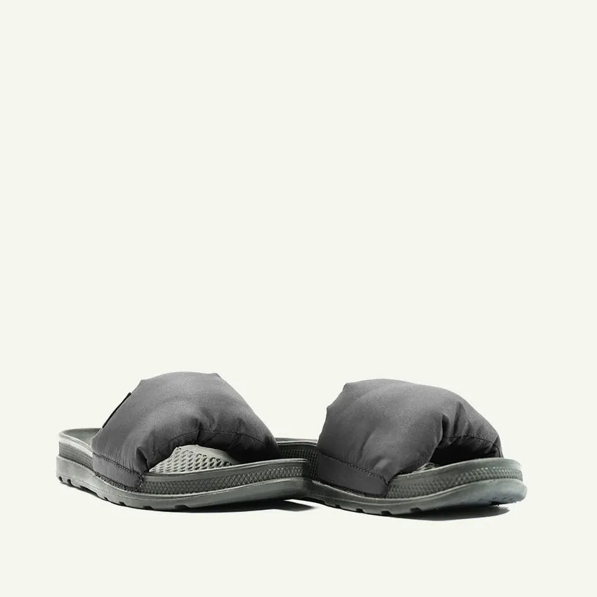 SOLEA SLIDE PAD UNISEX SANDALS - BLACK