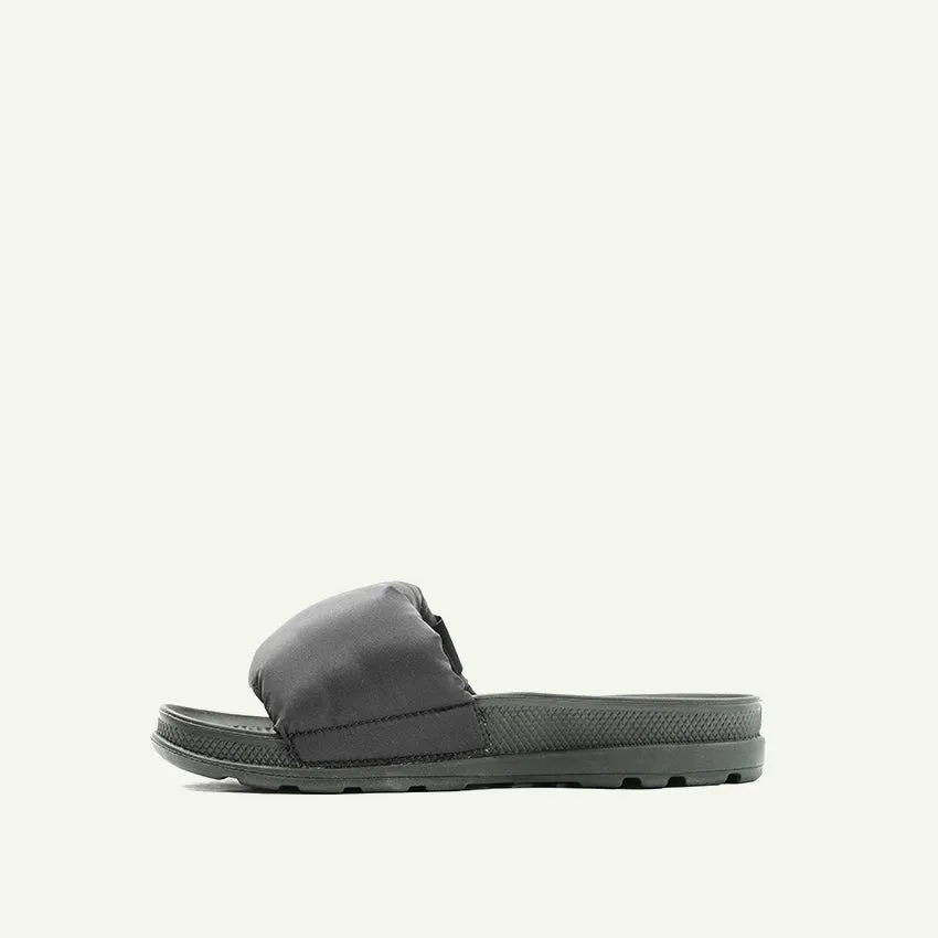 SOLEA SLIDE PAD UNISEX SANDALS - BLACK