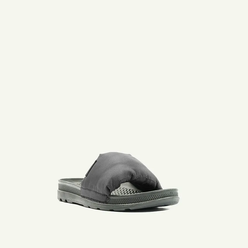 SOLEA SLIDE PAD UNISEX SANDALS - BLACK