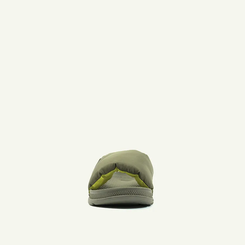 SOLEA SLIDE PAD UNISEX SANDALS - OLIVE NIGHT