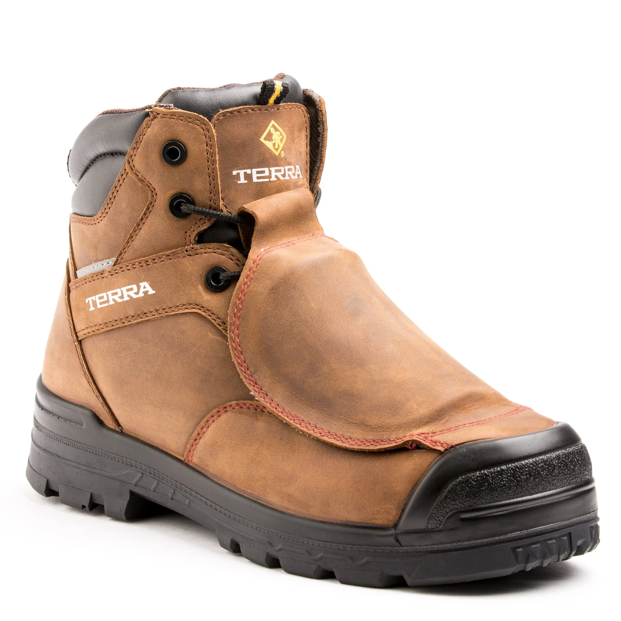 Terra Barricade Men's 6" Waterproof Composite Toe Work Boot With Metguard - 305517