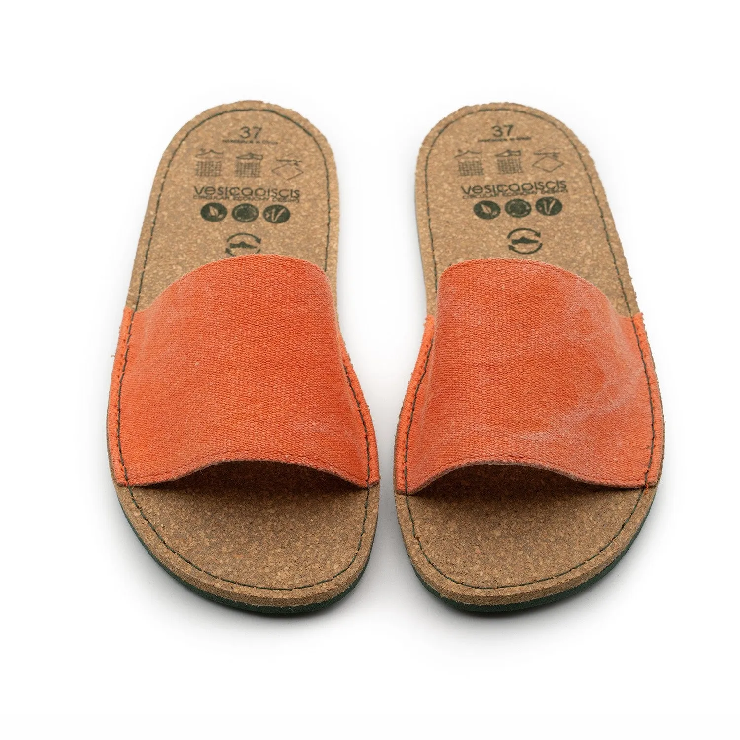 Vegan sandal orange GAN011