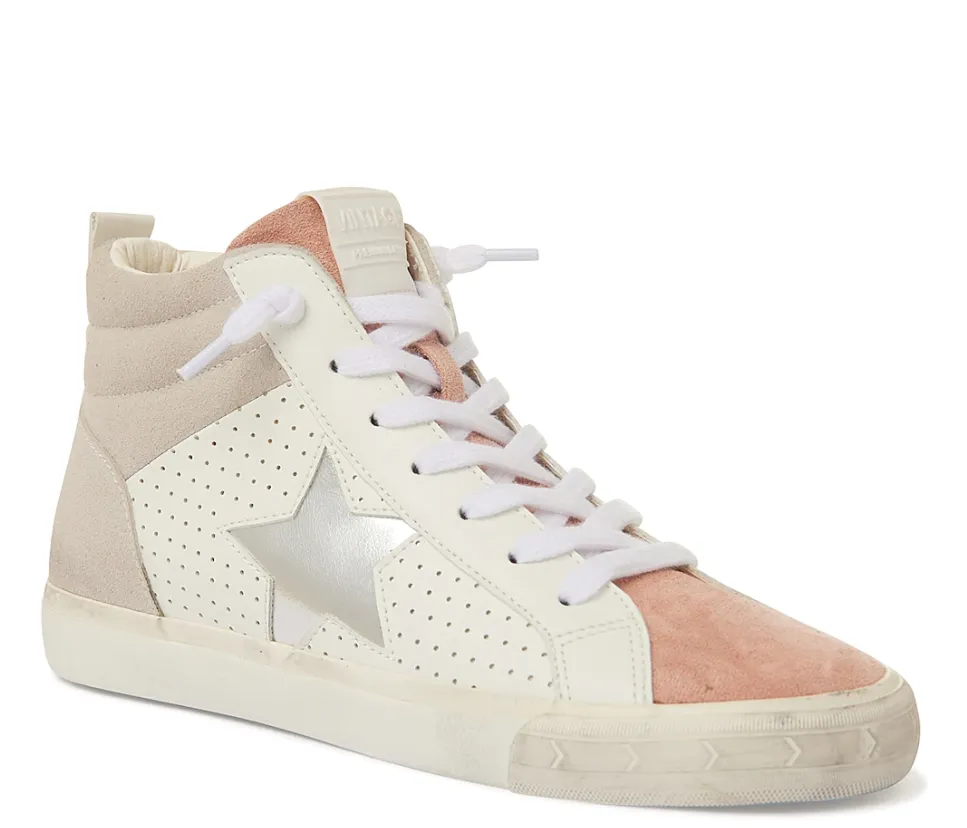 Vintage Havana Axel High Top Sneakers - Blush/Taupe