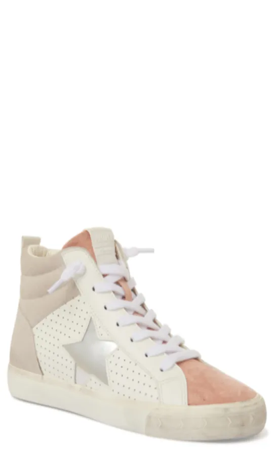 Vintage Havana Axel High Top Sneakers - Blush/Taupe