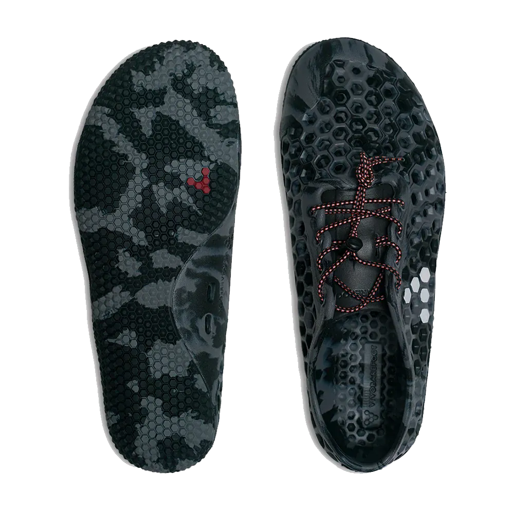 Vivobarefoot Men's Ultra III Bloom Obsidian Grey