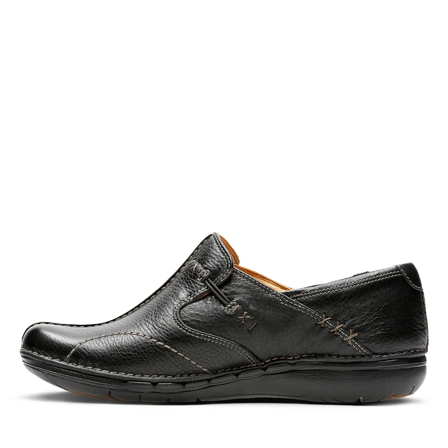 Womens - Un Loop Black Leather