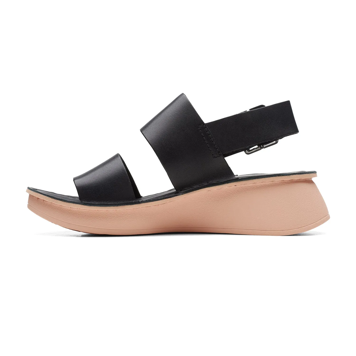 Womens - Velhill Strap Black Leather