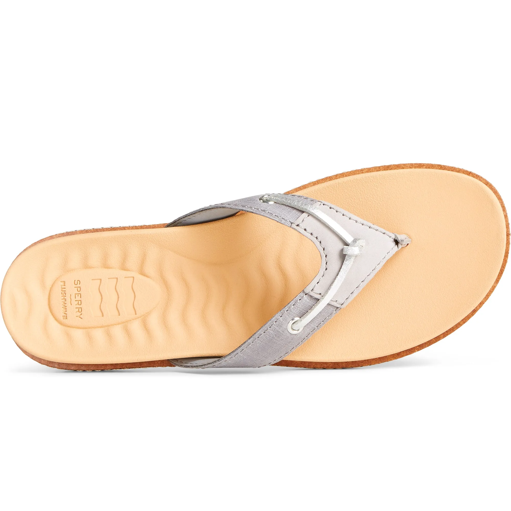 Women's Waveside PLUSHWAVE Thong Sandal - Grey (STS87360)