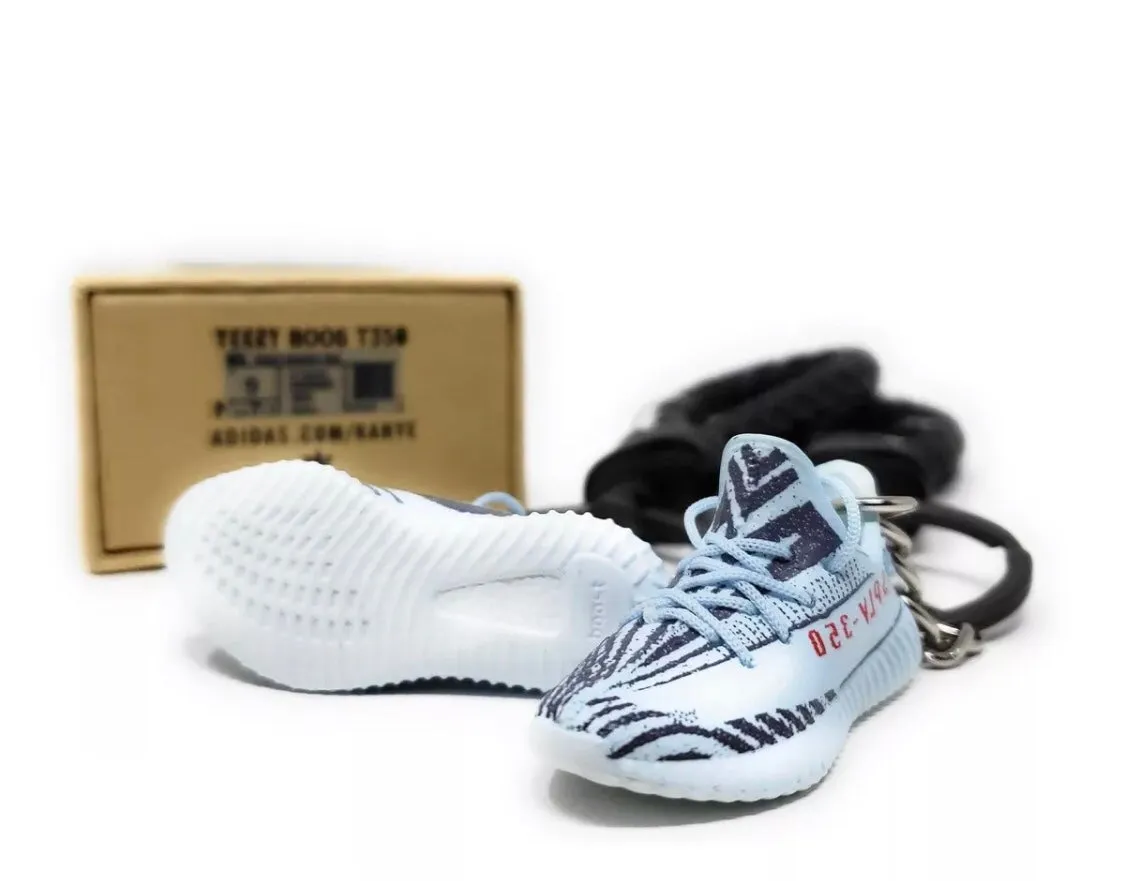 YZY Boost 350 V2 Blue Tint 3D Keychain