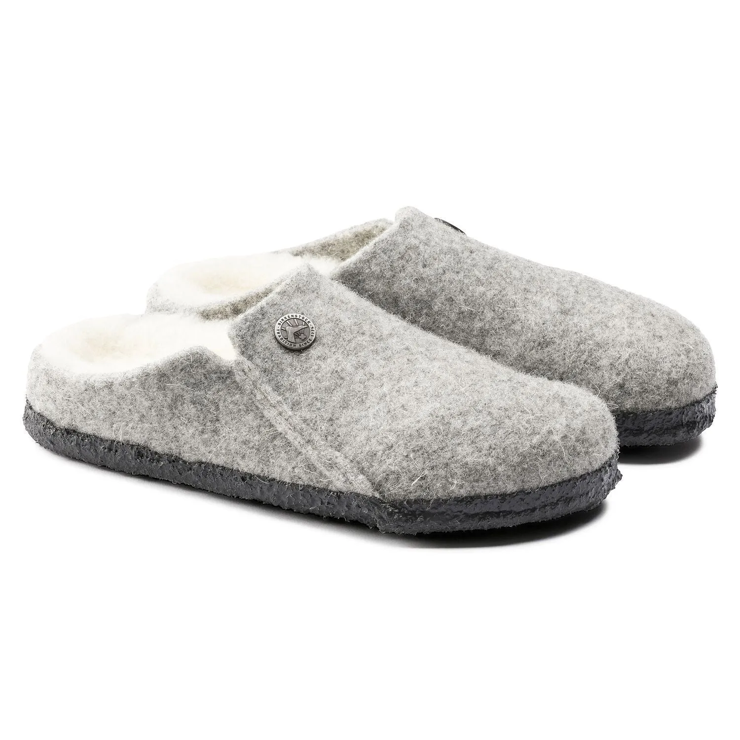 Zermatt Rivet Light Grey Shearling